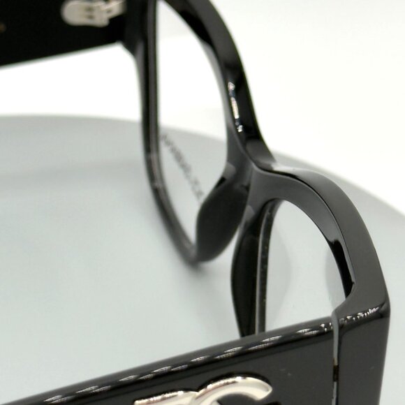 DOLCE & GABBANA DG3378 501 Black Demo Lens 55 mm Women's Eyeglasses READ - Picture 9 of 13